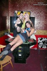 Tatooed chicks party upskirt pics